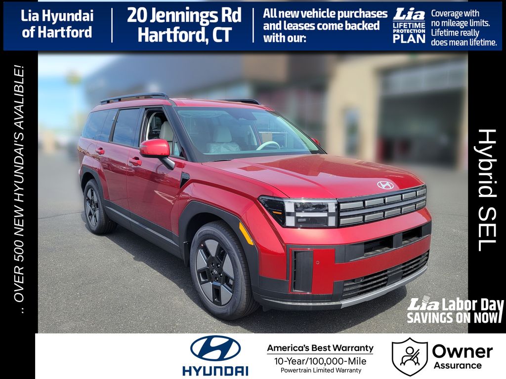 Ultimate Red 2026 Hyundai Santa Fe Hybrid SUV / Crossover All-Wheel Drive 6-Speed Automatic