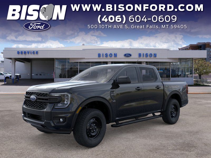 Shadow Black 2026 Ford Ranger Pickup Truck Four-Wheel Drive Automatic