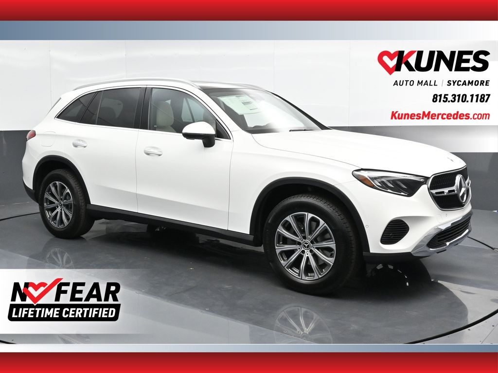 Polar White 2025 Mercedes-Benz GLC SUV / Crossover All-Wheel Drive 9-Speed Automatic