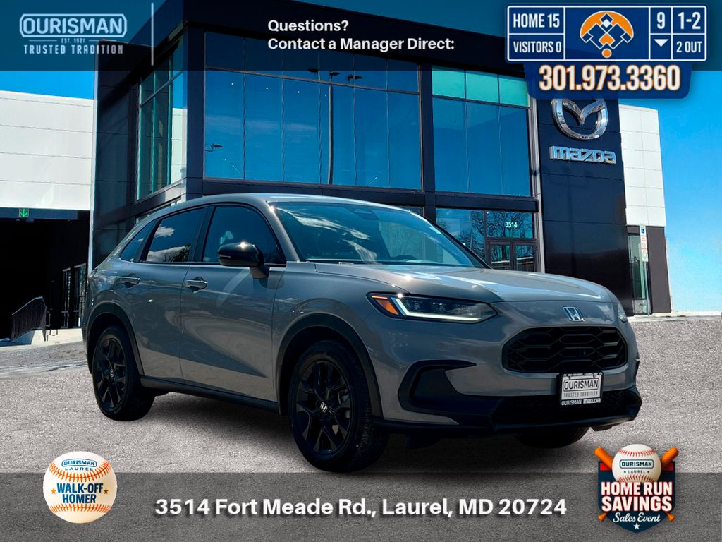 Urban Gray Pearl 2025 Honda HR-V Sport AWD SUV / Crossover All-Wheel Drive Continuously Variable Transmission