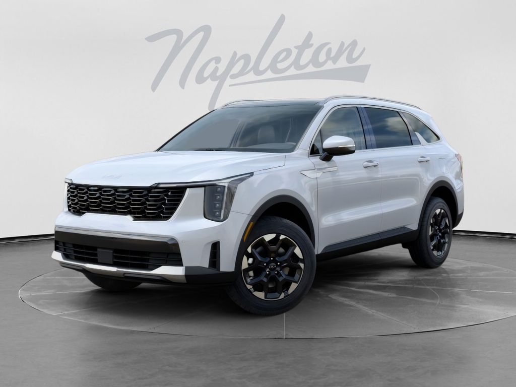 Glacial White Pearl 2026 Kia Sorento SUV / Crossover All-Wheel Drive 8-Speed Automatic
