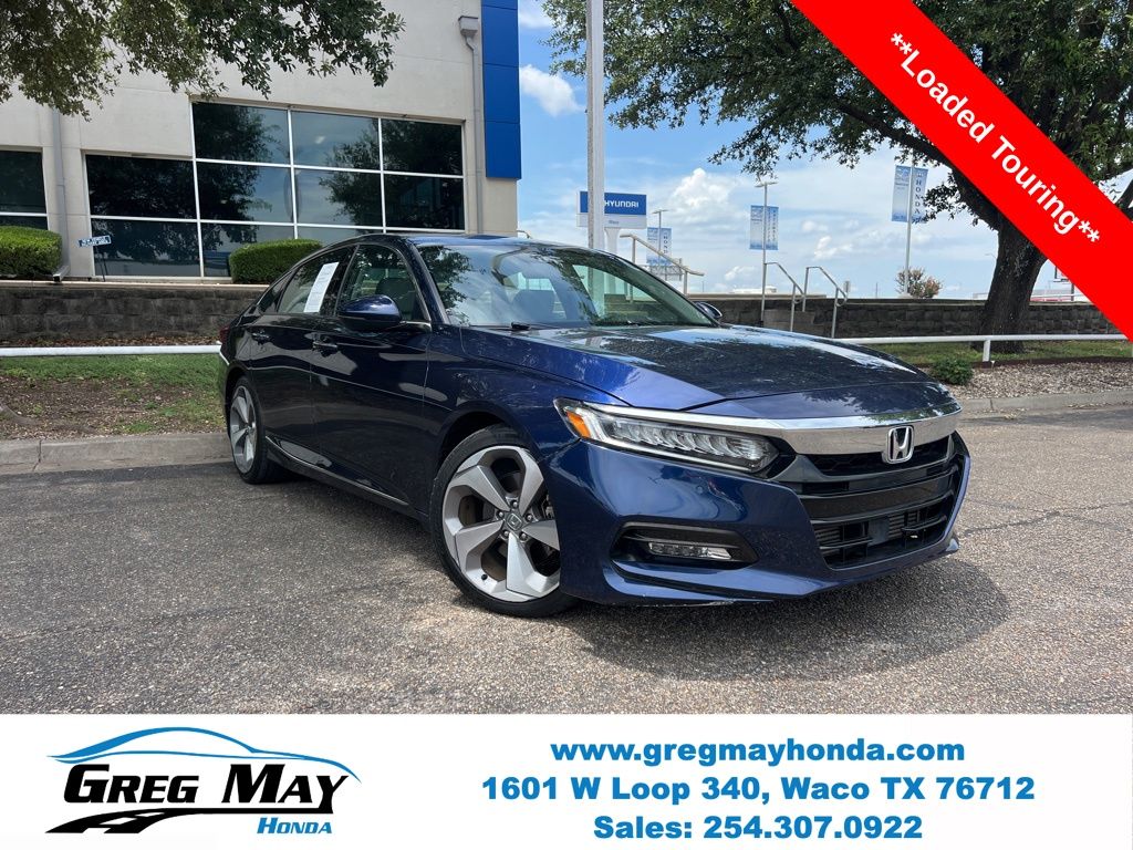 Still Night Pearl 2018 Honda Accord 1.5T Touring FWD Sedan Front-Wheel Drive Continuously Variable Transmission