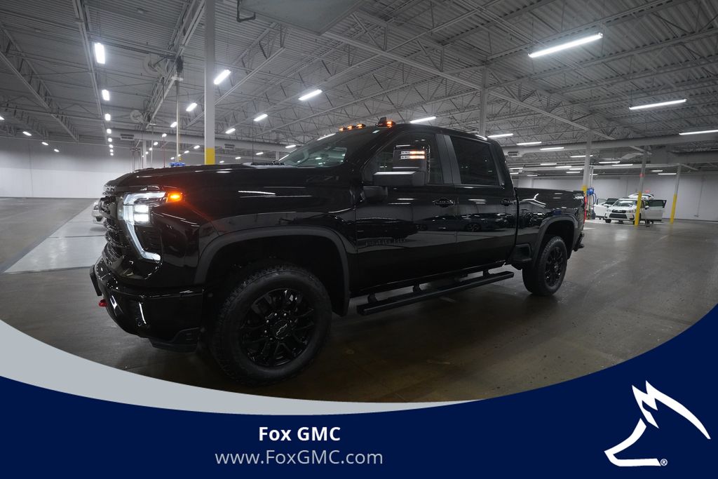 Black 2025 Chevrolet Silverado 2500HD Pickup Truck Four-Wheel Drive Automatic