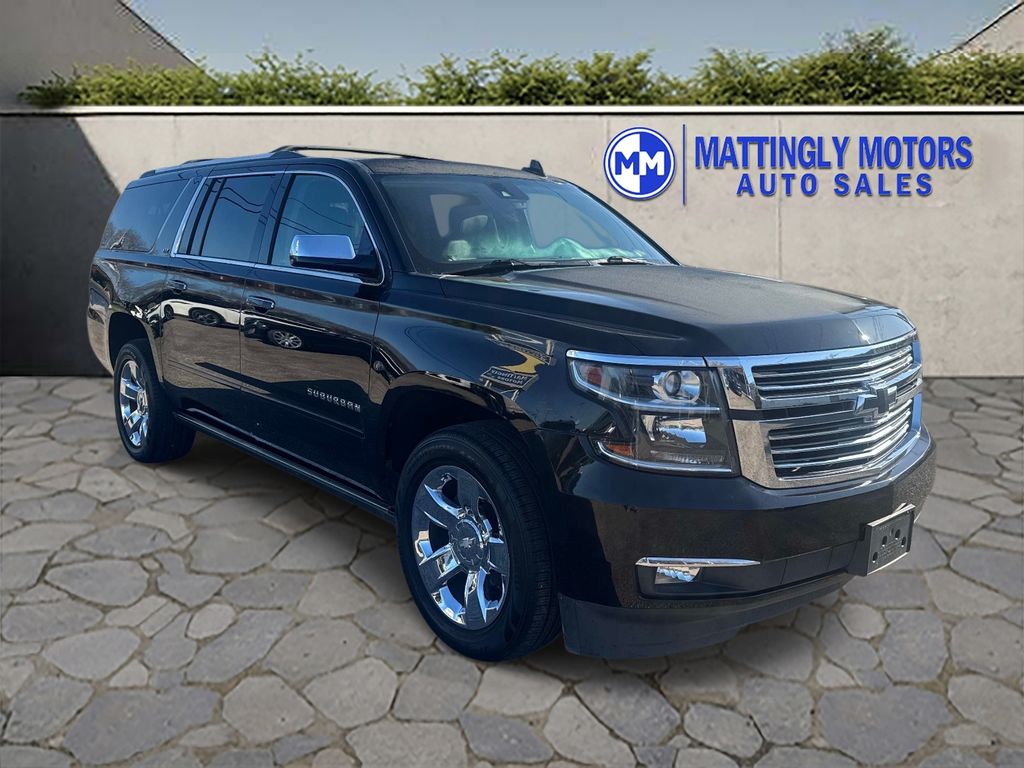 Black 2016 Chevrolet Suburban 1500 LTZ RWD SUV / Crossover 4X2 6-Speed Automatic Overdrive
