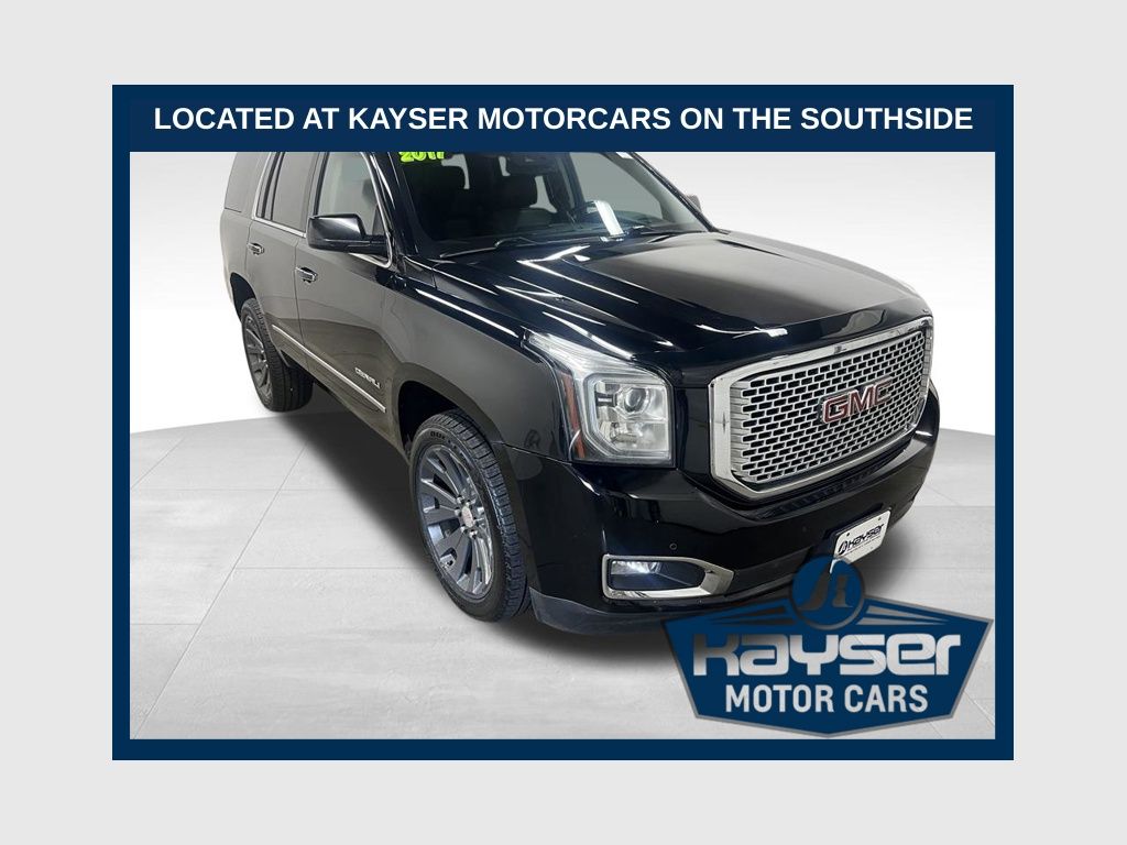 Onyx Black 2017 GMC Yukon SUV / Crossover Four-Wheel Drive 8-Speed Automatic Overdrive