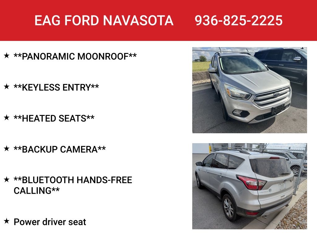 2018 Ford Escape SE Silver at Shottenkirk Kia Fort Bend