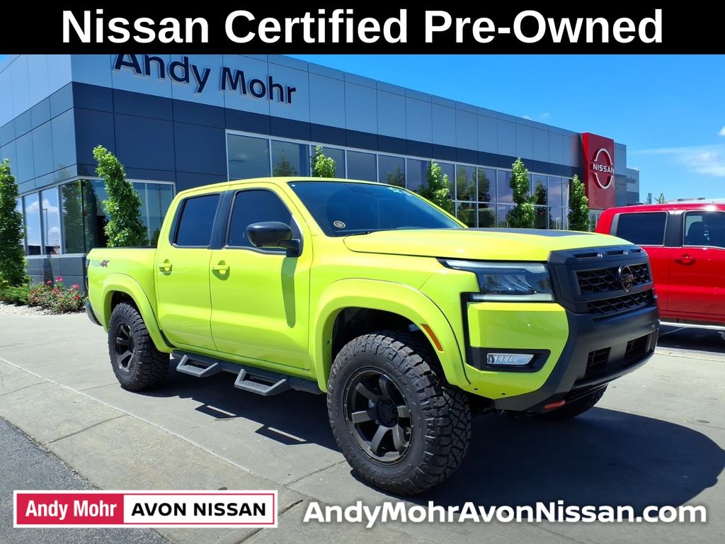 Citrus Strike 2026 Nissan Frontier Pickup Truck Four-Wheel Drive 9-Speed Automatic Overdrive