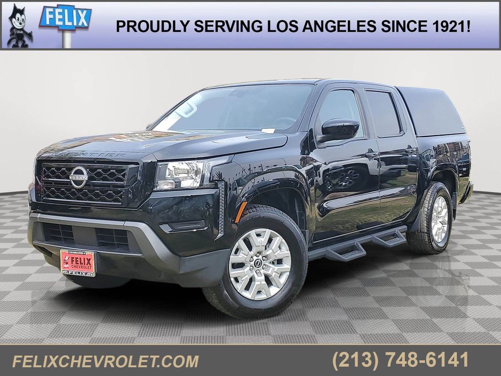 Super Black 2023 Nissan Frontier SV Crew Cab RWD Pickup Truck 4X2 9-Speed Automatic