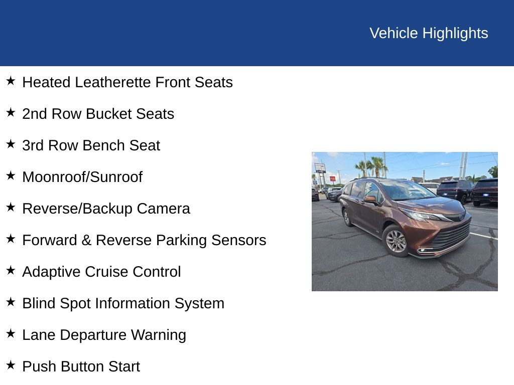2021 Toyota Sienna XLE