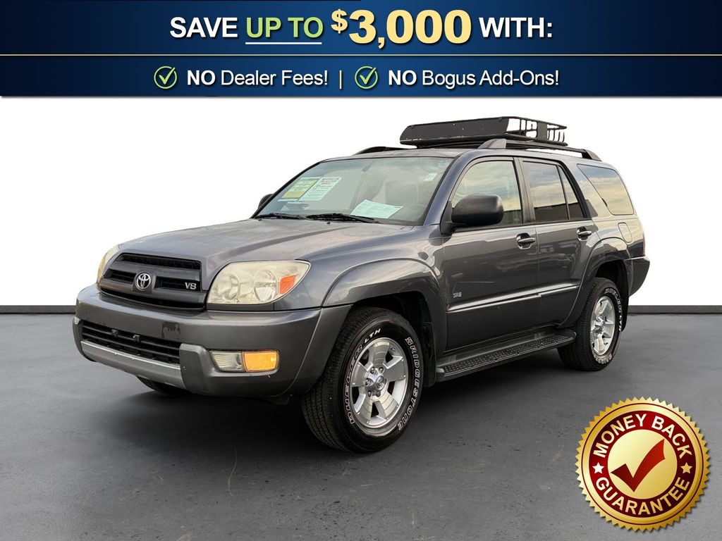 Galactic Gray 2004 Toyota 4Runner SR5 SUV / Crossover Rear-Wheel Drive 5-Speed Automatic Overdrive