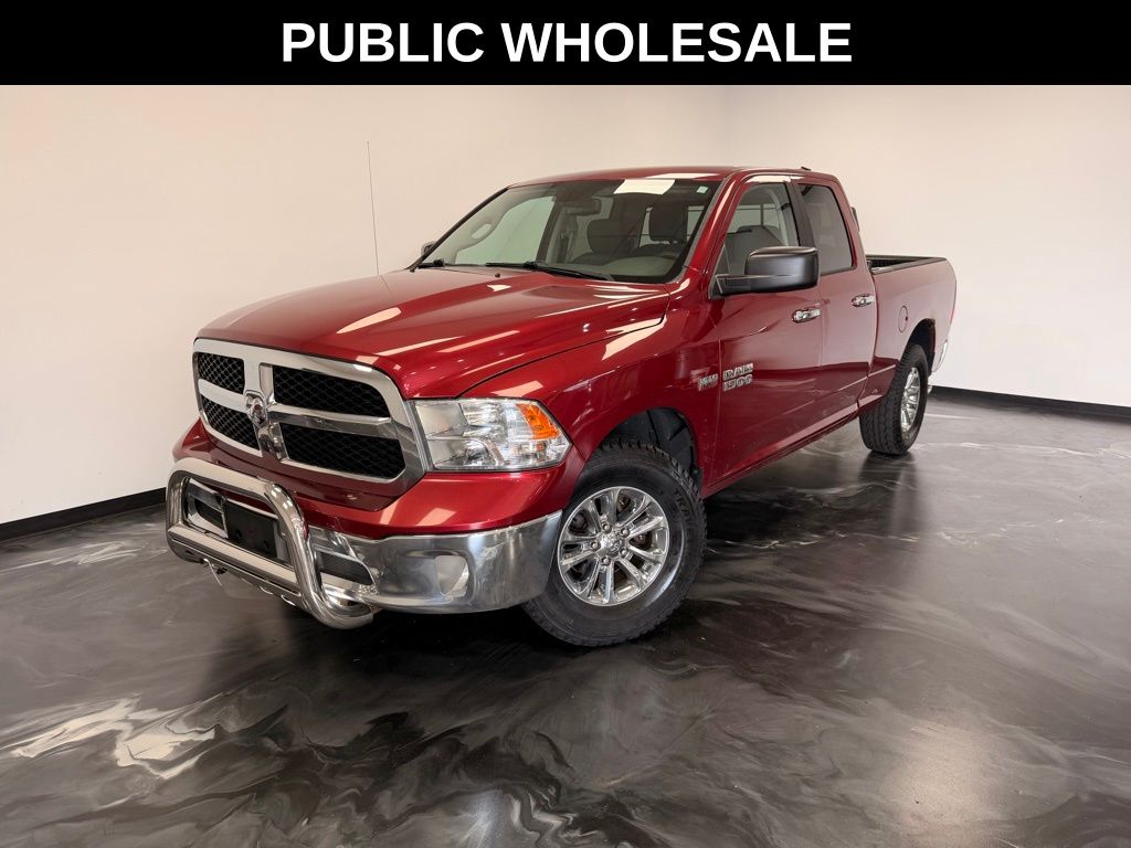 Deep Cherry Red Crystal Pearlcoat 2014 RAM 1500 SLT Quad Cab 4WD Pickup Truck Four-Wheel Drive 8-Speed Automatic