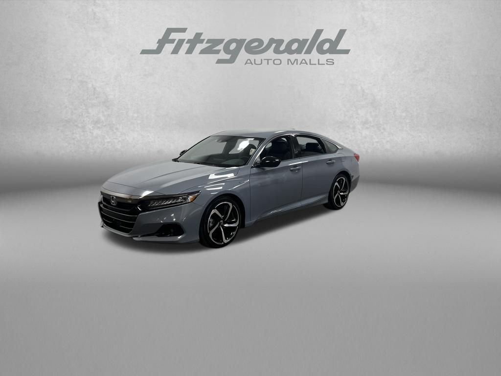 Sonic Gray Pearl 2022 Honda Accord Hybrid Sedan Front-Wheel Drive Continuously Variable Transmission