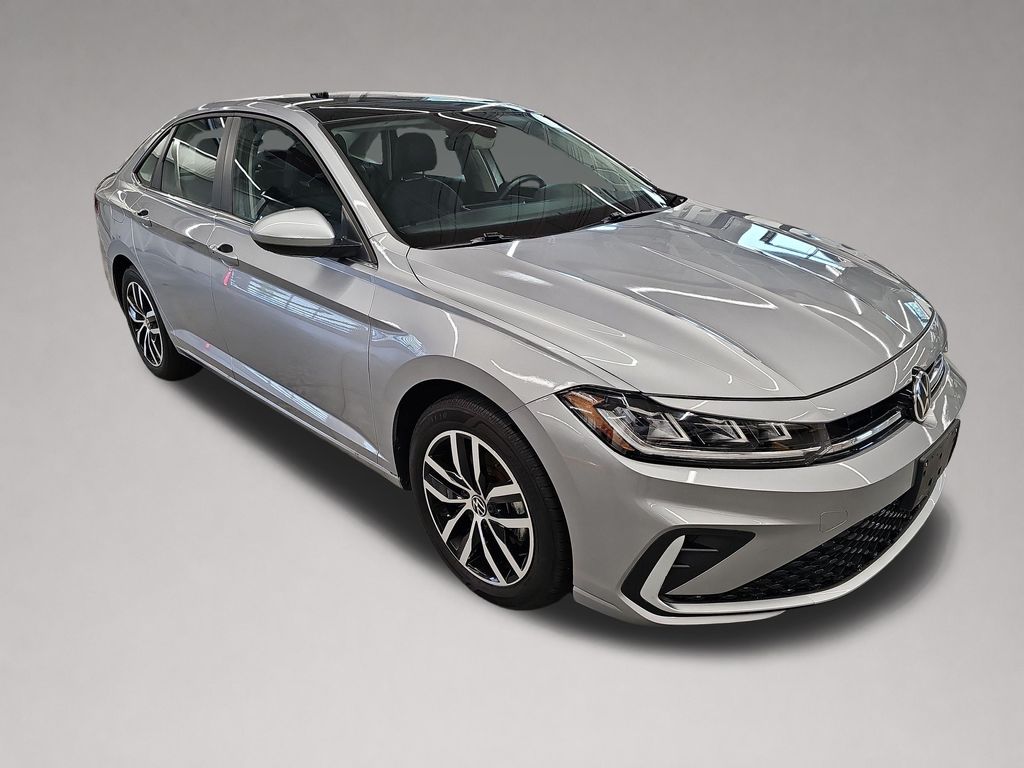 Pyrite Silver Metallic 2025 Volkswagen Jetta Sedan Front-Wheel Drive 8-Speed Automatic