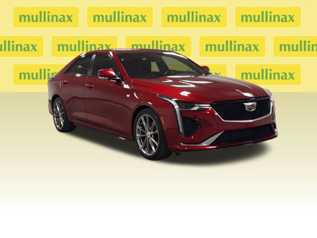 Infrared Tintcoat 2021 Cadillac CT4 Sedan All-Wheel Drive 8-Speed Automatic
