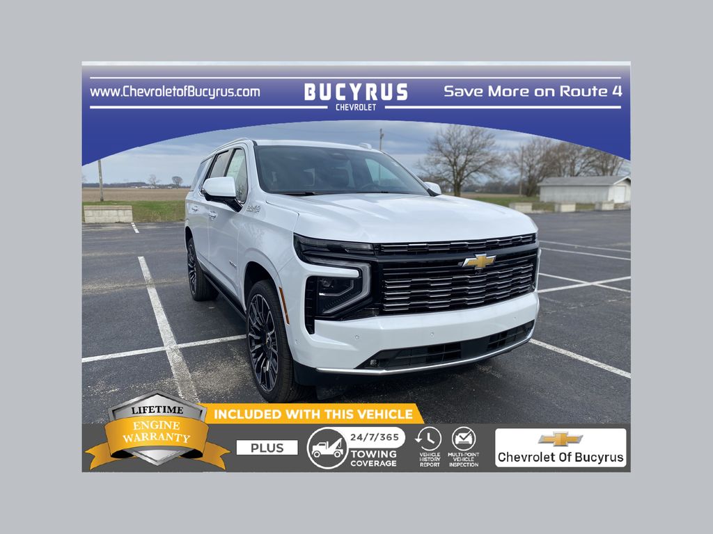 Polar White Tricoat 2026 Chevrolet Tahoe High Country 4WD SUV / Crossover Four-Wheel Drive