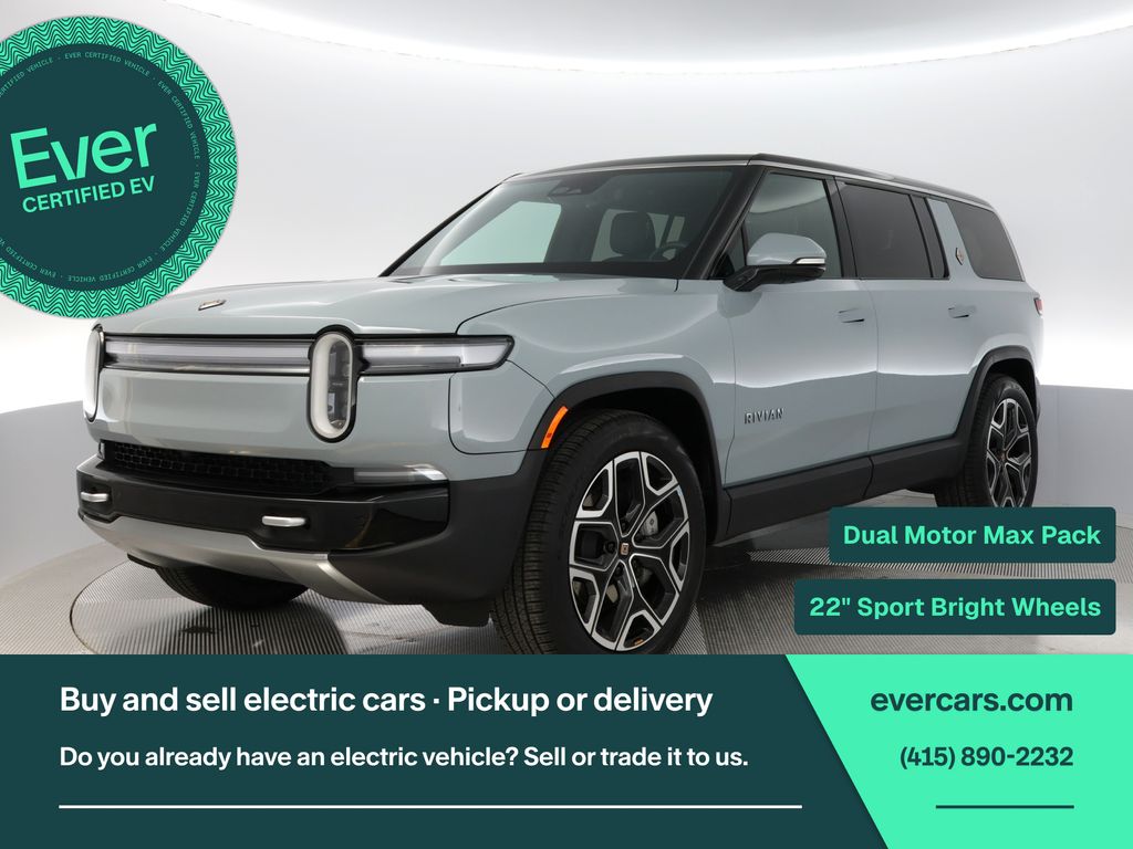 Silver 2025 Rivian R1S SUV / Crossover All-Wheel Drive 1-Speed Automatic