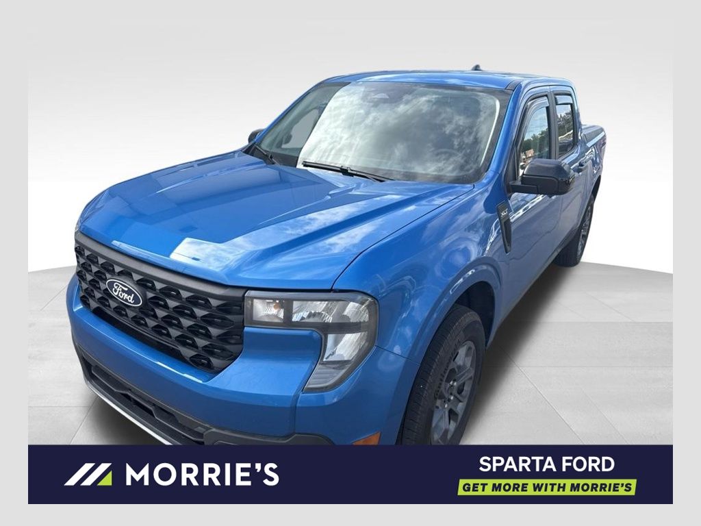 Blue 2025 Ford Maverick Pickup Truck All-Wheel Drive 8-Speed Automatic