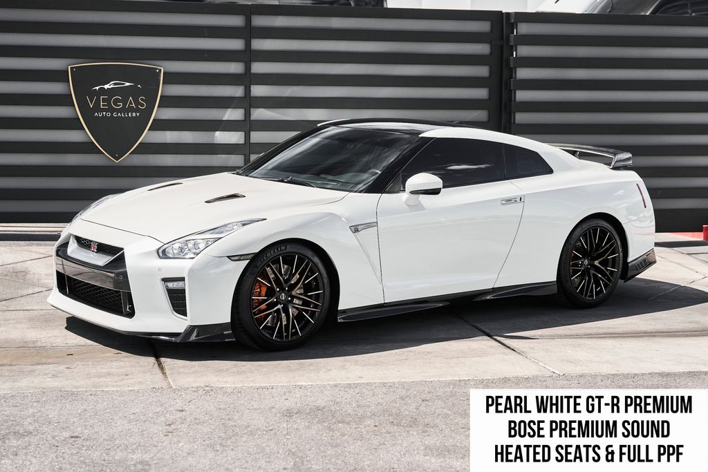 Pearl White Tricoat 2021 Nissan GT-R Premium AWD Coupe All-Wheel Drive 6-Speed Automatic