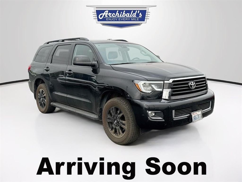 Midnight Black Metallic 2018 Toyota Sequoia SUV / Crossover Four-Wheel Drive 6-Speed Automatic
