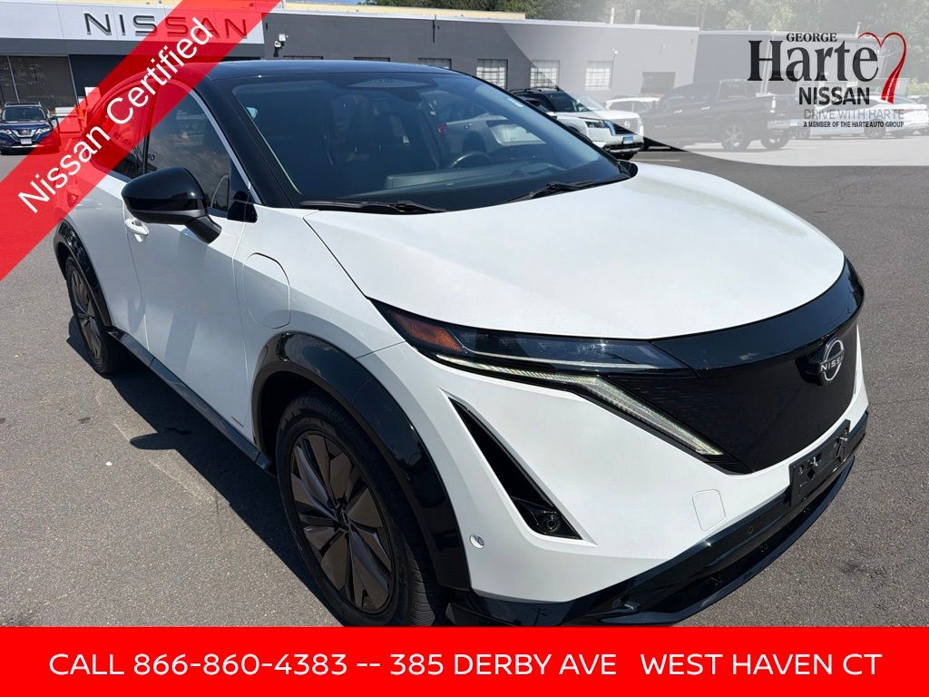 Certified 2023 Nissan Ariya Premiere with VIN JN1BF0BA9PM403736 for sale in Hartford, CT