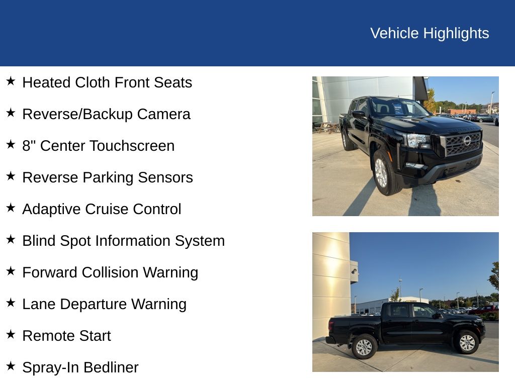 2024 Nissan Frontier Crew Cab SV 4x4