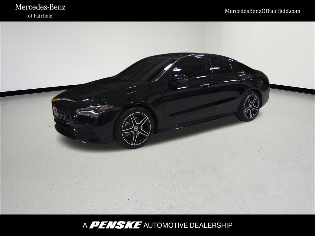 Night Black 2024 Mercedes-Benz CLA 250 4MATIC Coupe All-Wheel Drive 8-Speed Dual Clutch