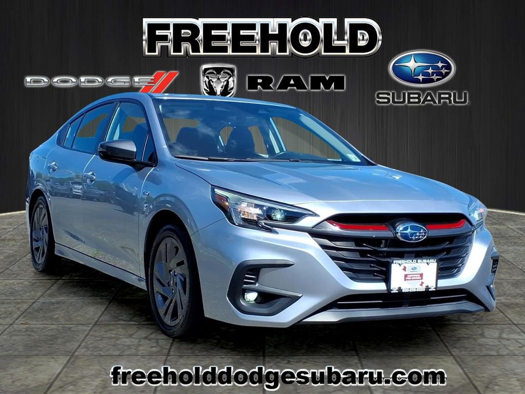 Ice Silver Metallic 2024 Subaru Legacy Sedan All-Wheel Drive Continuously Variable Transmission