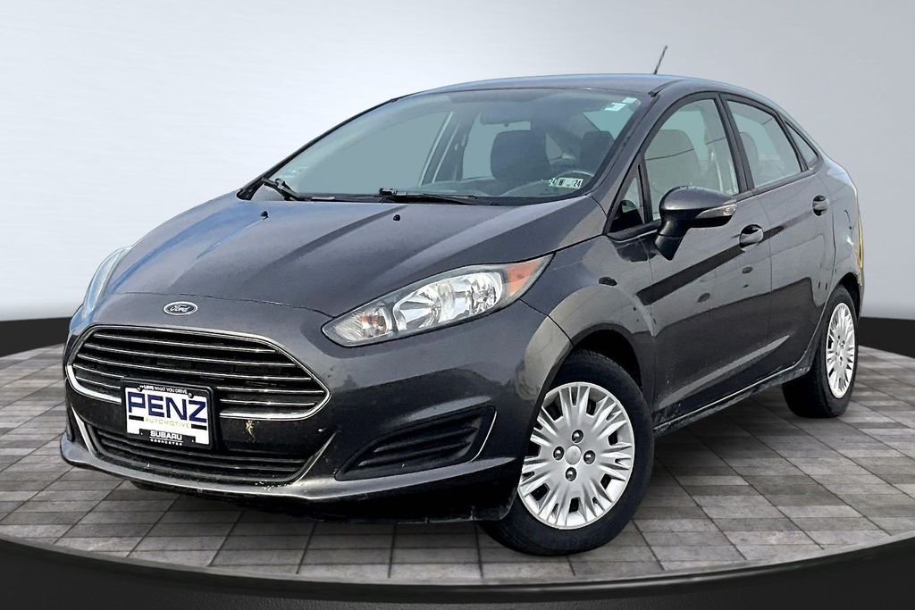 Gray (Magnetic) 2015 Ford Fiesta Sedan Front-Wheel Drive 5-Speed Manual