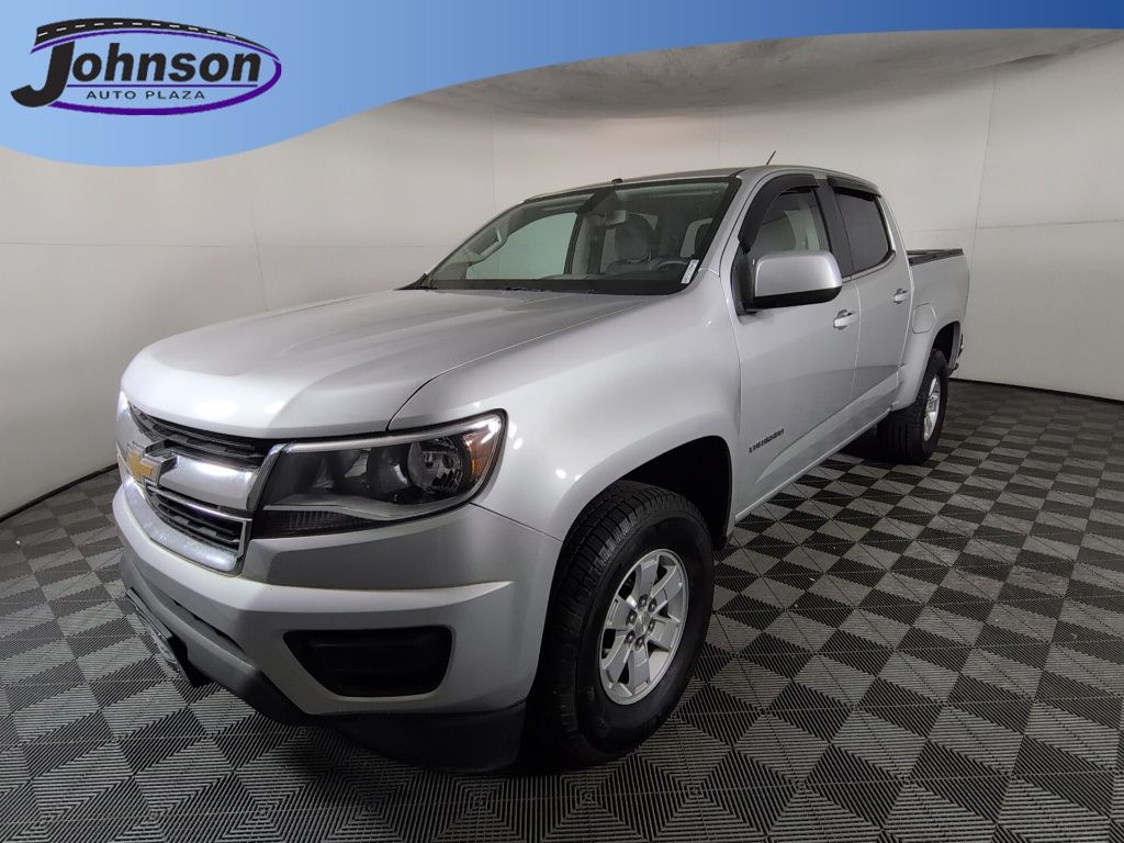 Silver Ice Metallic 2020 Chevrolet Colorado Work Truck Crew Cab RWD Pickup Truck 4X2 6-Speed Automatic