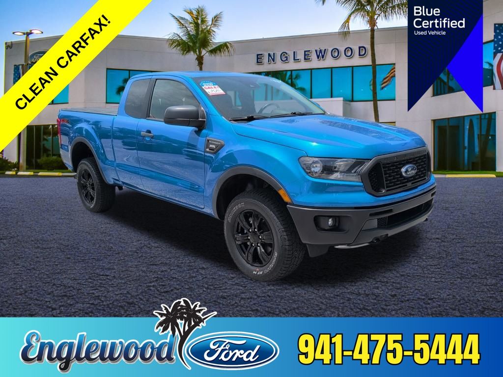 Velocity Blue Metallic 2022 Ford Ranger Pickup Truck 4X2 Automatic