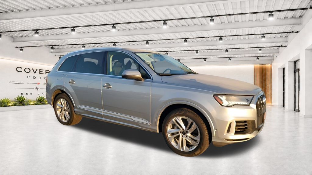 Satellite Silver Metallic 2024 Audi Q7 SUV / Crossover All-Wheel Drive 8-Speed Automatic