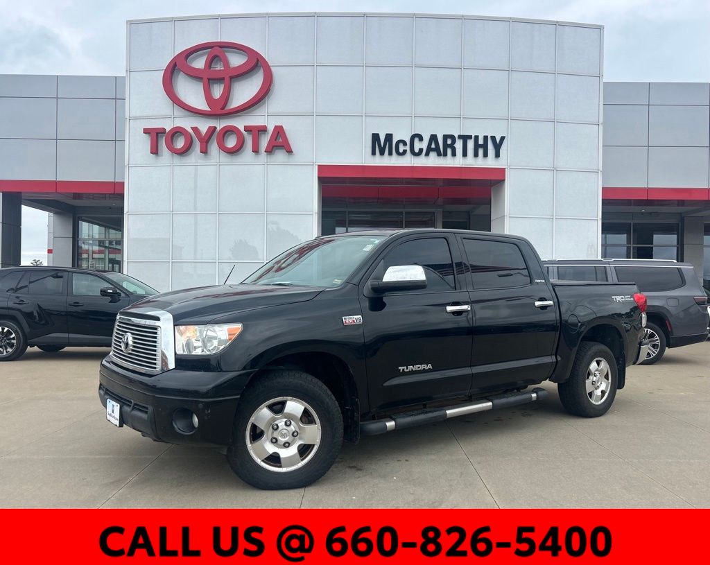 Black 2013 Toyota Tundra Pickup Truck Four-Wheel Drive 6-Speed Automatic Overdrive