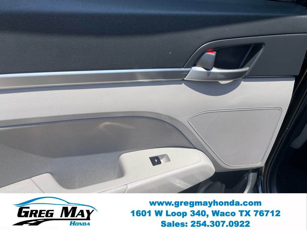 2020 Hyundai Elantra Value Edition Black at Greg May Honda