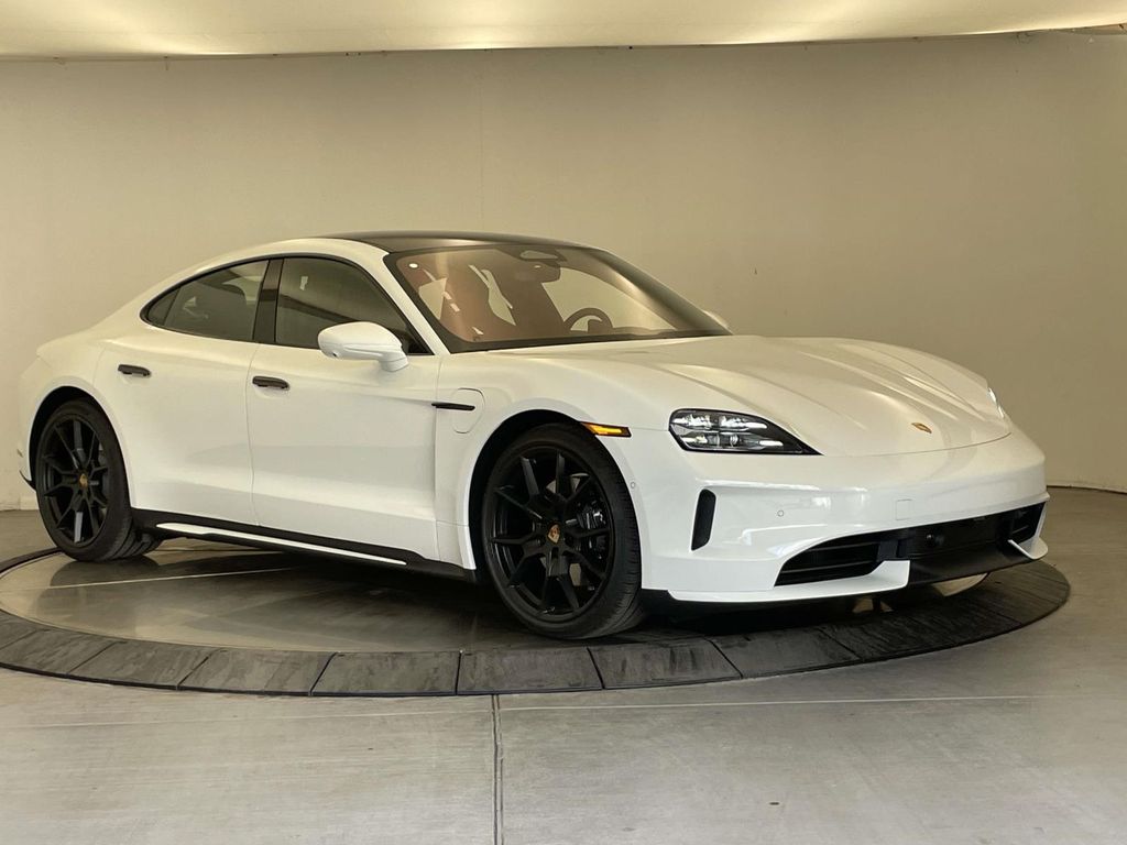 2026 Porsche Taycan 4 White at Audi Porsche Sewickley