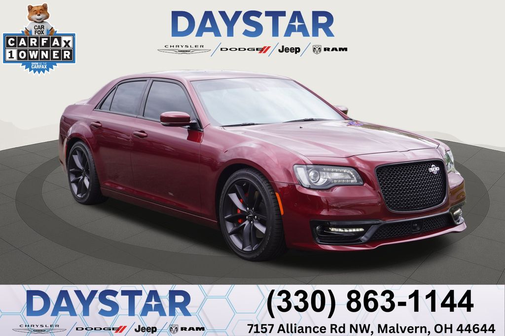 Velvet Red Pearlcoat 2023 Chrysler 300 C RWD Sedan Rear-Wheel Drive 8-Speed Automatic