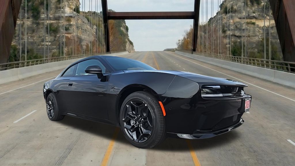 Diamond Black 2025 Dodge Charger Daytona R/T AWD Coupe All-Wheel Drive 1-Speed Automatic