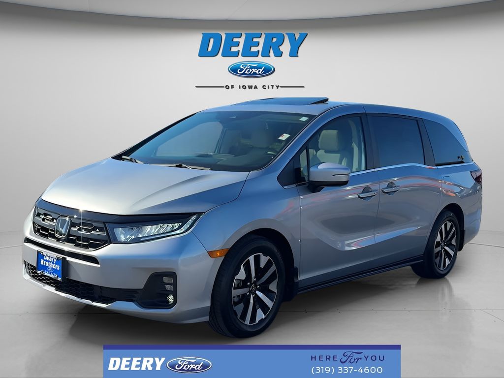 Solar Silver Metallic 2025 Honda Odyssey EX-L FWD Minivan Front-Wheel Drive Automatic