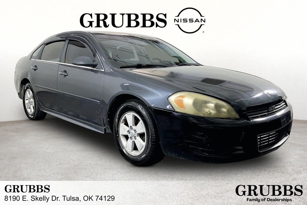 Cyber Gray Metallic 2011 Chevrolet Impala Sedan Front-Wheel Drive 4-Speed Automatic Overdrive