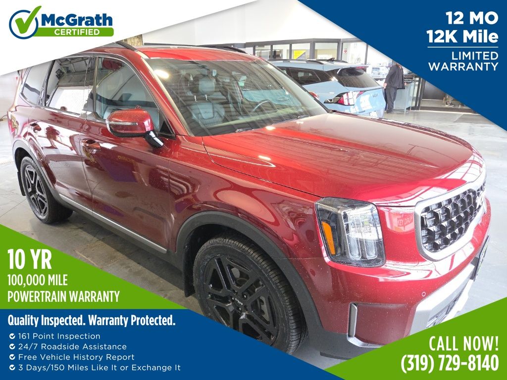 Dawning Red 2023 Kia Telluride SX-Prestige X-Line AWD SUV / Crossover All-Wheel Drive 8-Speed Automatic