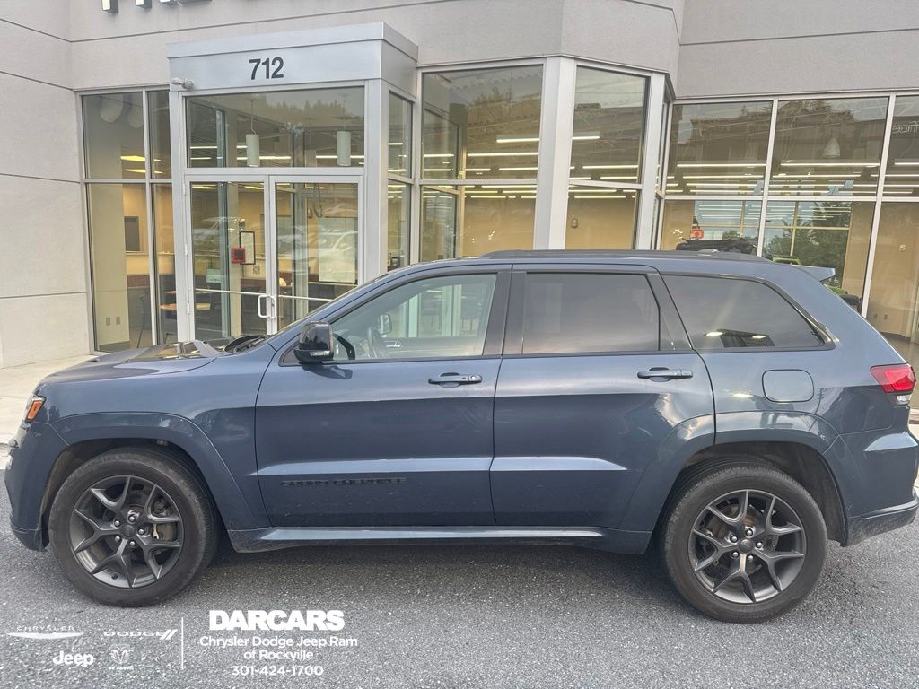 Pacific Blue Clearcoat 2020 Jeep Grand Cherokee SUV / Crossover Four-Wheel Drive 8-Speed Automatic