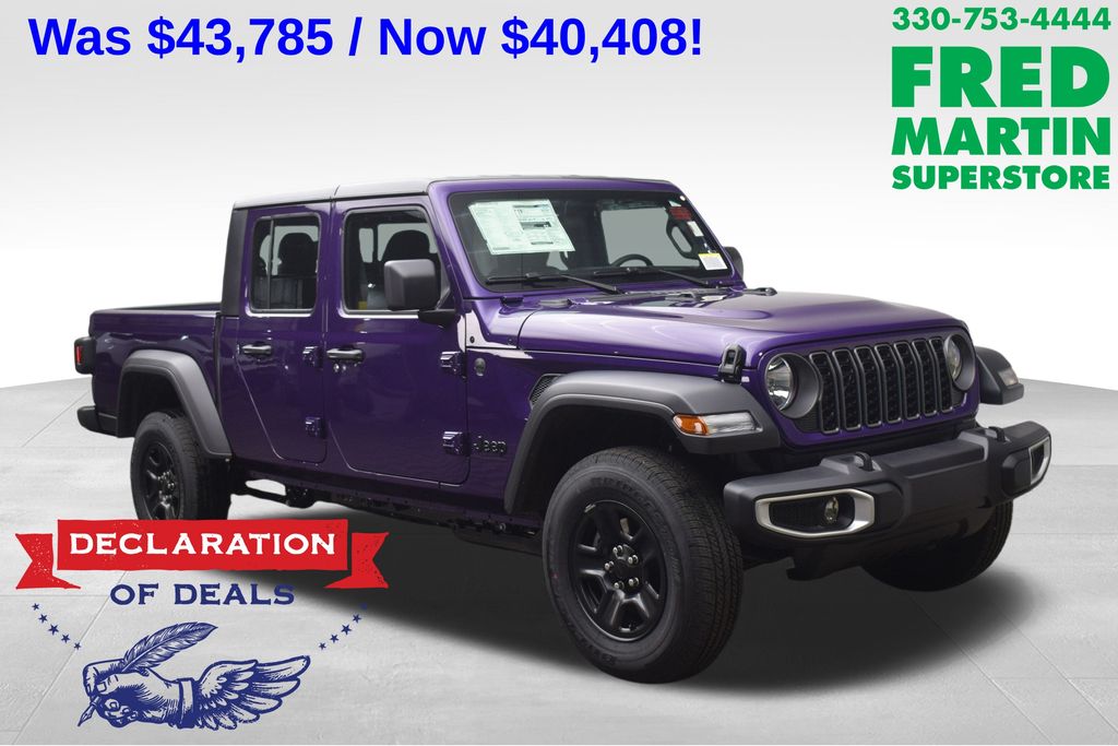 new 2026 Jeep Gladiator car, priced at $40,408