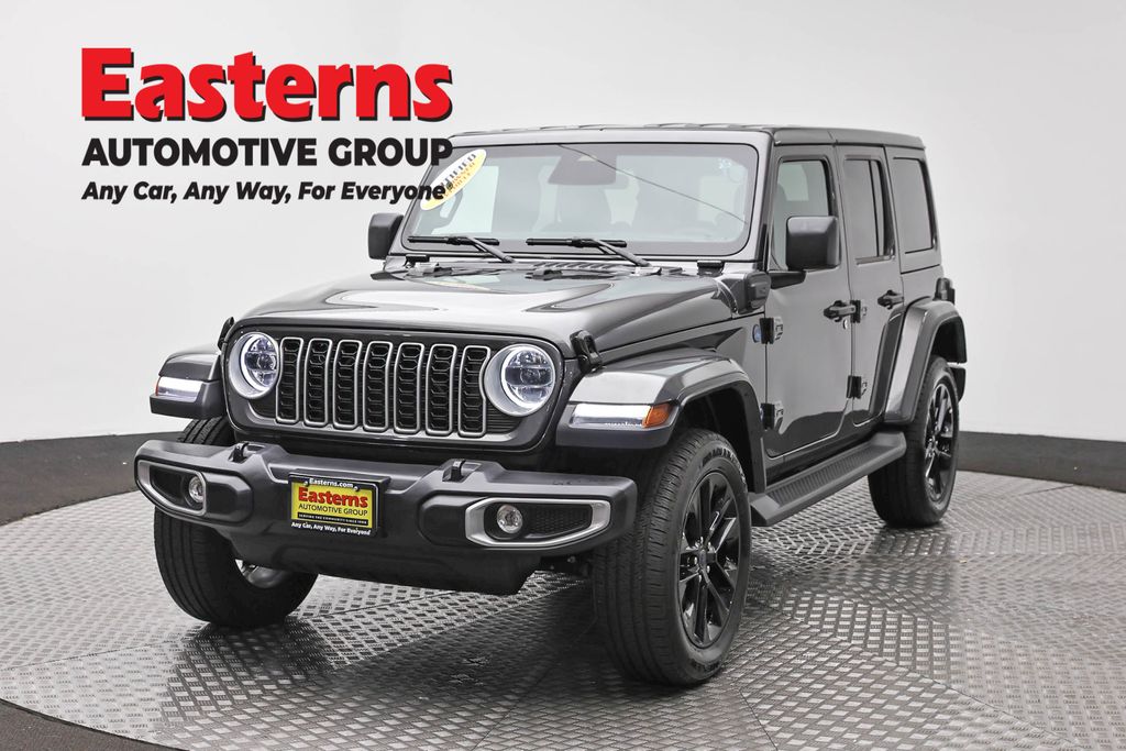 Gray (Granite Crystal Metallic Clearcoat) 2025 Jeep Wrangler 4xe Sahara 4WD SUV / Crossover Four-Wheel Drive 8-Speed Automatic