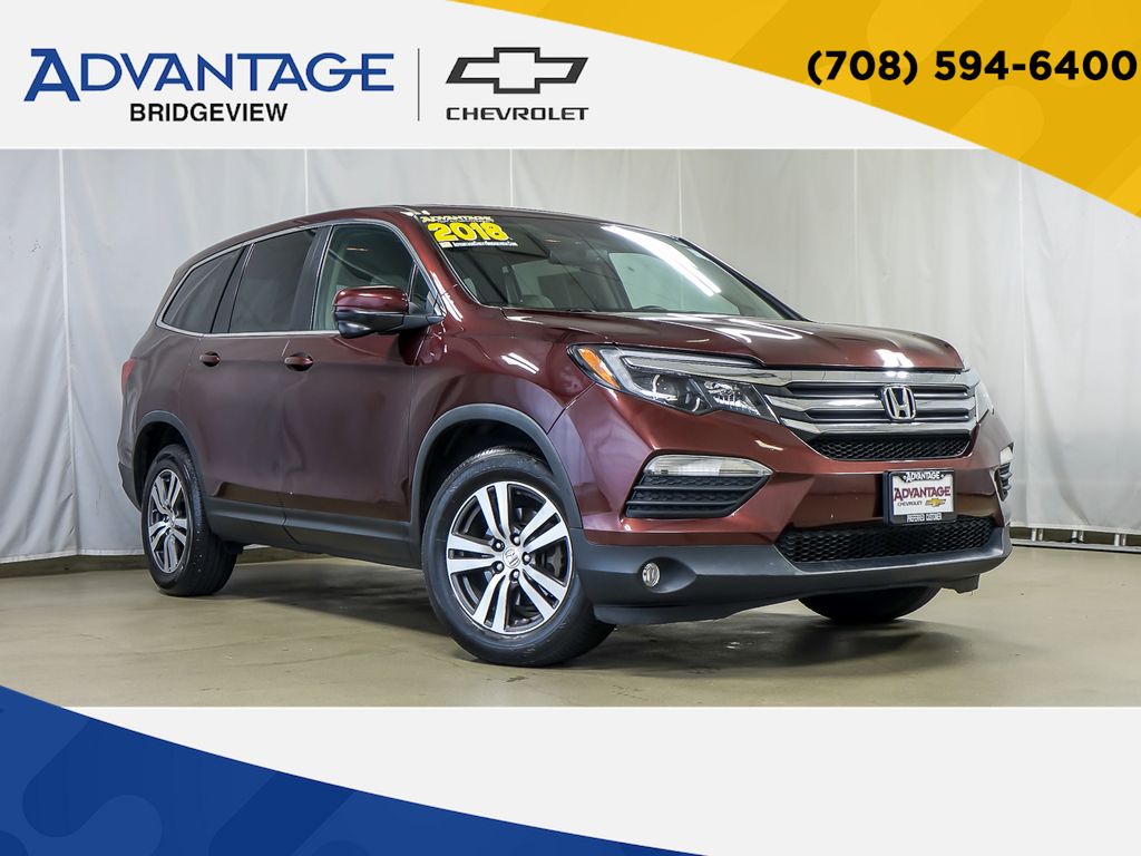 Red (Deep Scarlet Pearl) 2018 Honda Pilot SUV / Crossover All-Wheel Drive 6-Speed Automatic