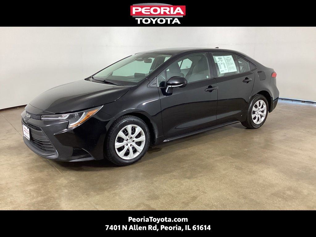 Midnight Black Metallic 2023 Toyota Corolla Sedan Front-Wheel Drive Continuously Variable Transmission