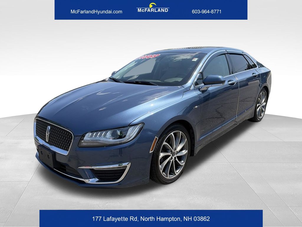 Blue Diamond Metallic 2019 Lincoln MKZ Sedan All-Wheel Drive 6-Speed Automatic