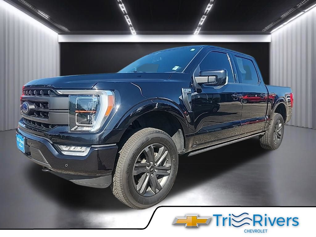 Black 2023 Ford F-150 Pickup Truck Four-Wheel Drive Automatic