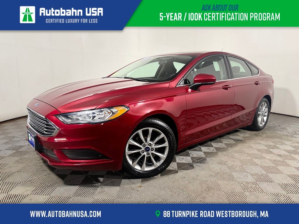 Ruby Red Metallic 2017 Ford Fusion Sedan Front-Wheel Drive 6-Speed Automatic