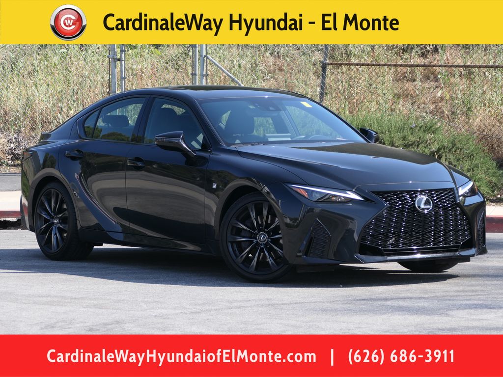 Black (Caviar) 2025 Lexus IS 350 F Sport RWD Sedan Rear-Wheel Drive 8-Speed Automatic