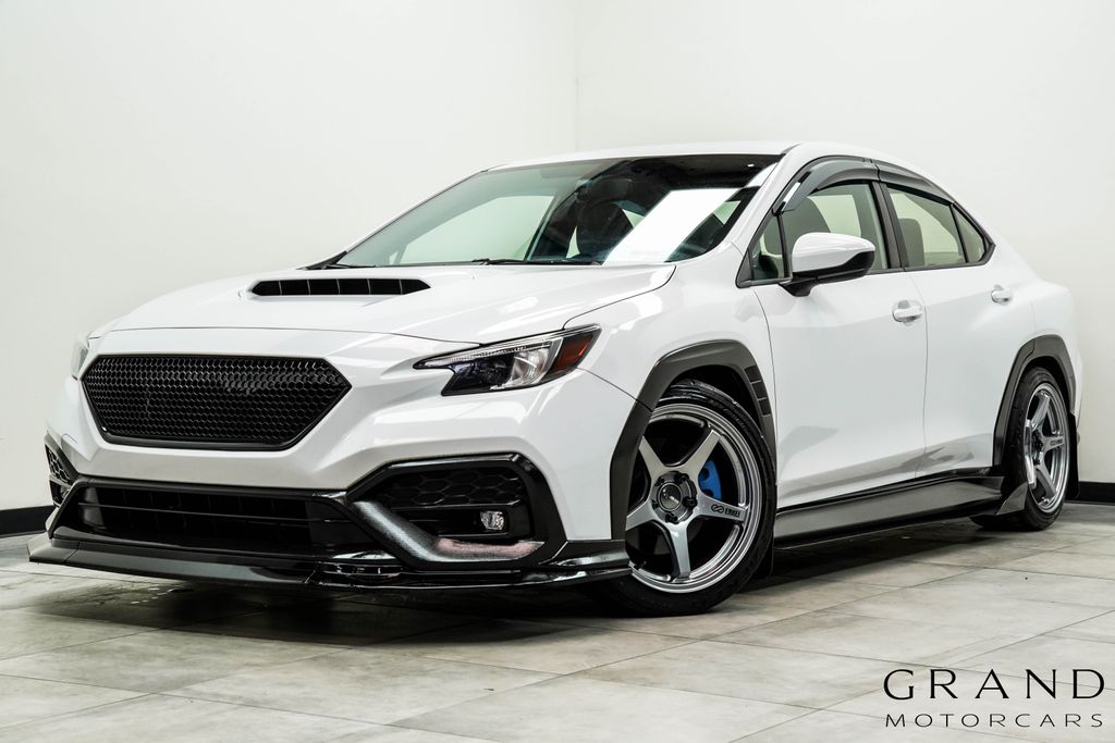 Ceramic White 2022 Subaru WRX Premium AWD Sedan All-Wheel Drive 6-Speed Manual