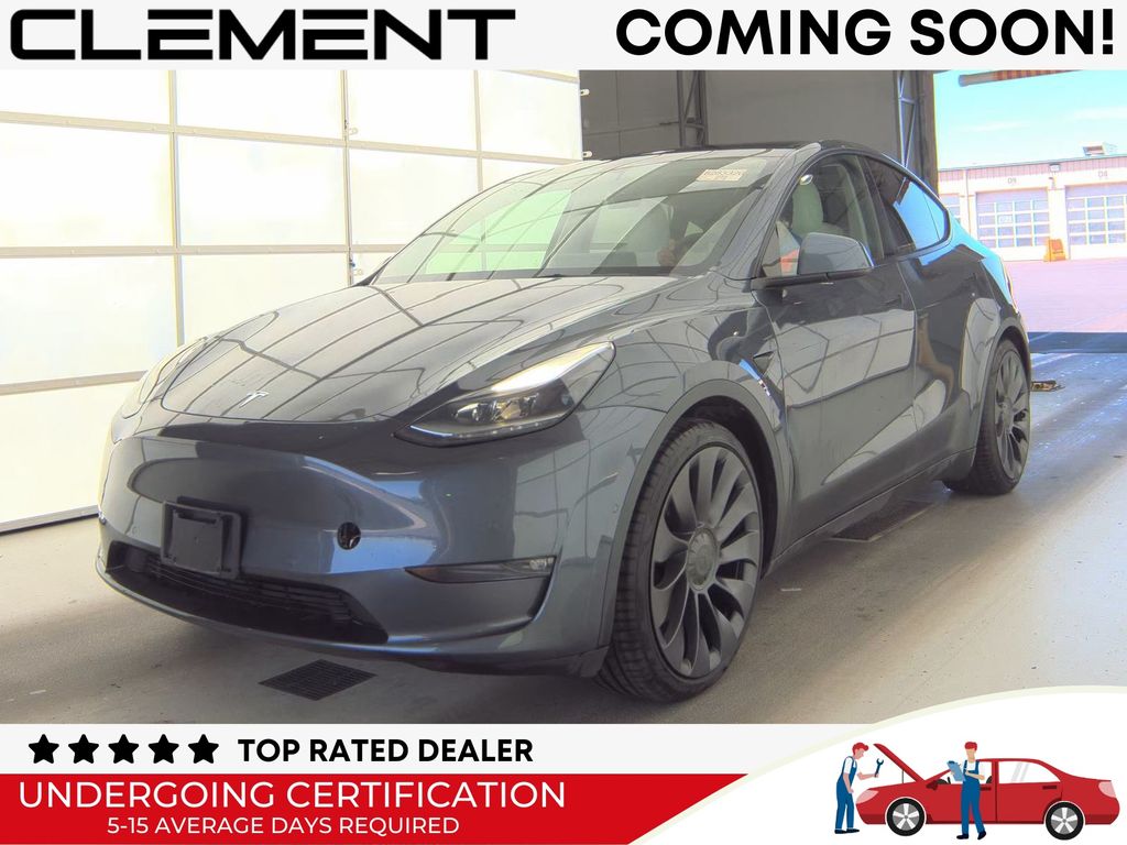 Midnight Silver Metallic 2021 Tesla Model Y Performance AWD SUV / Crossover All-Wheel Drive 1-Speed Automatic